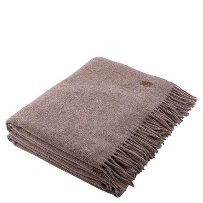 Zoeppritz Basis Since 1828 Lambswool hazelnut plaid 860 100% Virgin Wool 140x190