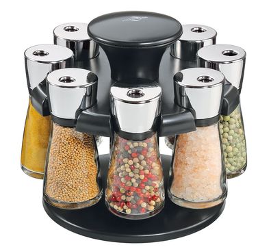 Küchenprofi Gewürzkarussell RONDO 8 Gläser, verchromt 2620073808