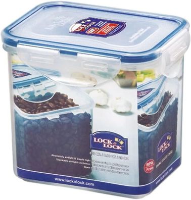 Lock & Lock Classics 850 ml, 135 x 102 x 118 mm - 3er Set - 100 % luft- und wasser