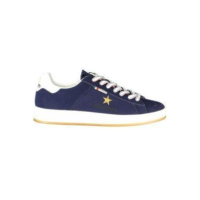 Esercito 1659 Blue Leather Men Sneaker