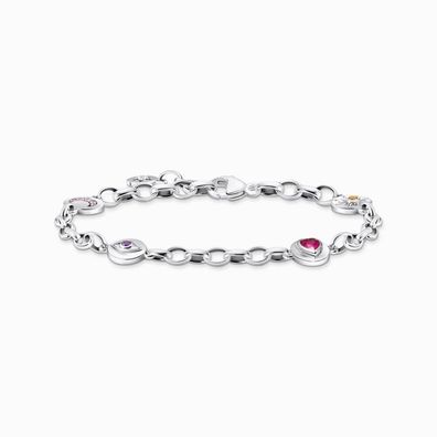 Thomas Sabo - A2138-640-7-L19V - Armband - Damen - 925er Silber geschwärzt