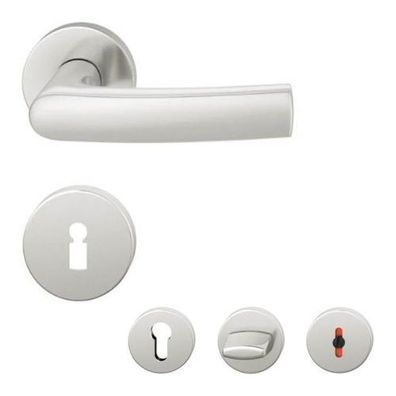 FSB 1015 runde Rosettengarnitur Alu natur Türbeschlag Türgriff