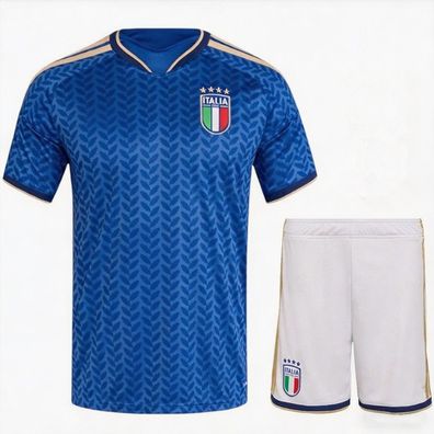 Italien Fußball Trikot WM 2026 Heimtrikot Set für Kinder
