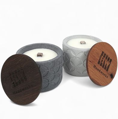 Palo Beton Wachsfresser 10cm | Outdoor kompakter Tischkamin für Kerzenreste