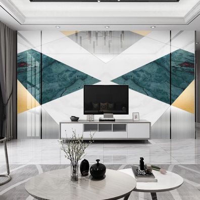 Fototapete Geometrische Marmor Wanddeko Wohnzimmer Schlafzimmer Modern 10422
