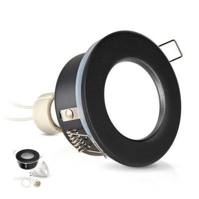 Einbaustrahler Flach OH34 Matt-schwarz Einbauleuchten Slim Deckenstrahler Aluminium