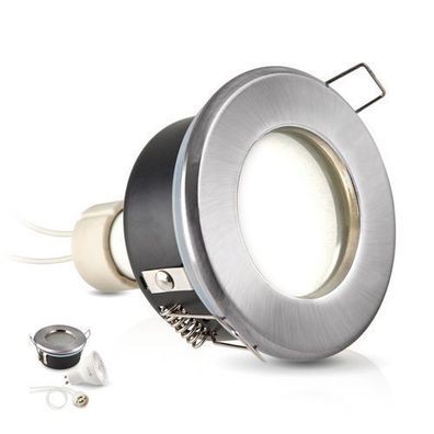 Einbaustrahler Flach OH34 Matt-chrom Einbauleuchten Slim Deckenstrahler Aluminium