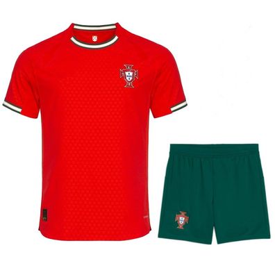 Portugal Fußball Trikot 2025-2026 Heimtrikot Set für Kinder