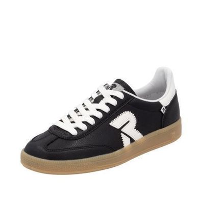 Rieker San Diego - Schwarz / Weiß Glattleder