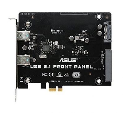 ASUS 90MC03C0-M0EAY0 - interface cards/adapters (USB 3.1, PC, Black) Neuware