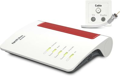 AVM FRITZ!Box 6660 Cable Gigabit Dual-Band WLAN Router Weiß (20002932)