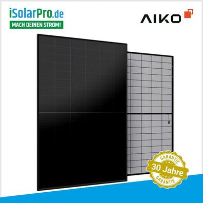 460W Aiko A-MAH54Db-Glas/Glas Full Black Neostar 2S+ 1757x1134x30 mm Solarpanel