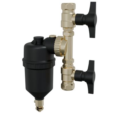 HAGO® Schlammabscheider Magnet Heizungsfilter Ventil Heizkreislauf 1 Zoll 3/4