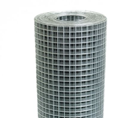 HAGO Volierendraht Drahtgeflecht Stahl verzinkt 25x1m 25x25 1,05mm Gitter Gehege