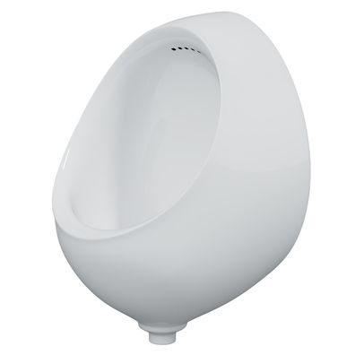 HAGO® Urinal Pissoir Keramik Urinalbecken Wandmontage Zulauf hinten Weiß Absaug