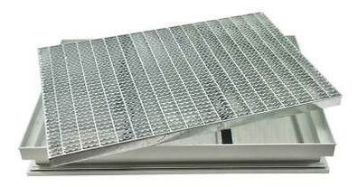 Abtrittrost ALU Bodenwanne Gitterrost rutschsicher langlebig