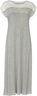Nachthemd Sleepshirt Viskose Elasthan grau champagner superleicht pflegeleicht