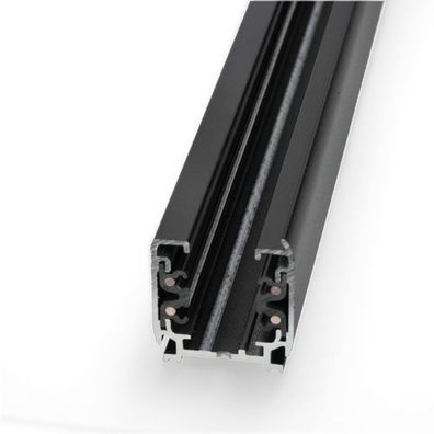 3-Phasen-Schien 2 m Schwarzz für LED Nextrack Komponenten 3-Phasen-Schienen-Set
