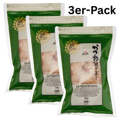 3er-Pack Wadakyu Katsuobushi Bonito Flocken 40g
