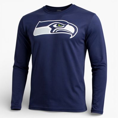 Fanatics NFL Seattle Seahawks Herren langarm T-Shirt blau 1568MNVY1ADSSE