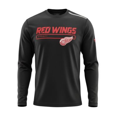 Fanatics NHL Detroit Red Wings Herren langarm Shirt schwarz MA26127A2E45T