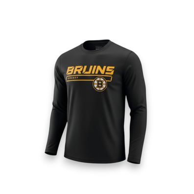 Fanatics NHL Boston Bruins Herren langarm Shirt schwarz MA26127A2GC45T