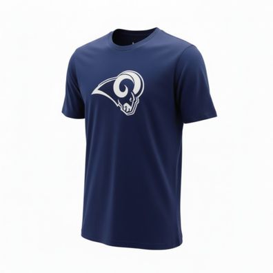 Fanatics NFL Los Angeles Rams Logo T-Shirt Herren blau 2019MNVY1OSLAR