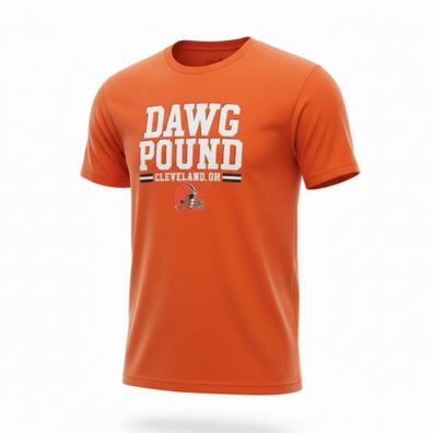 Fanatics NFL Football Dawg Pound Cleveland Browns Hometown Herren T-Shirt orange
