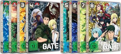 Gate - Staffel 1 & 2 - Vol.1-8 - Bundle - DVD - NEU