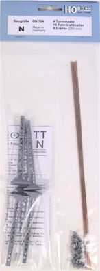 Hobbex ON 104 (Baumaterial für 2 Quertragwerke max 4-gleisig) - NEU