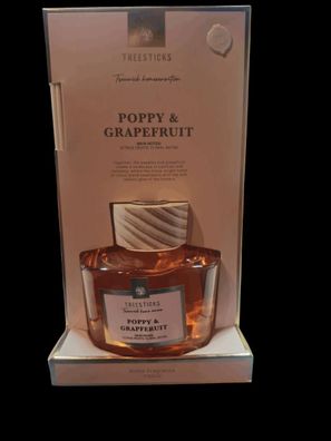 Treesticks Raumduft 200 ml Poppy &amp; Grapefruit Duftstäbchen