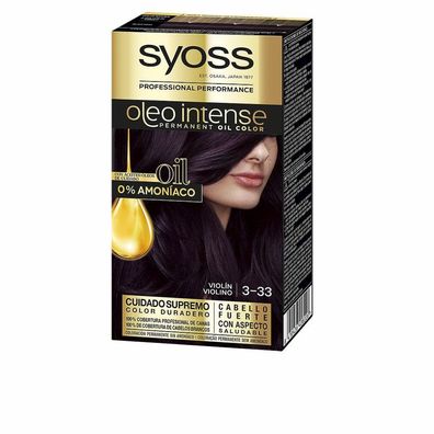 Syoss Olio Intense Tinte Sin Amoniaco 3,22-Violín 5 U