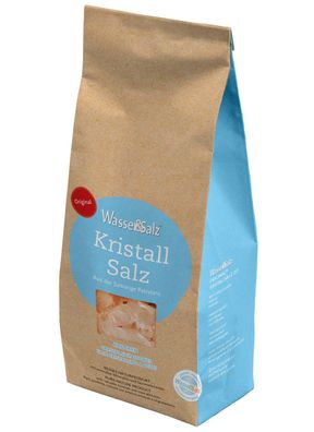 Original Punjab Kristallsalz - Brocken - 1000g von Wasser&Salz