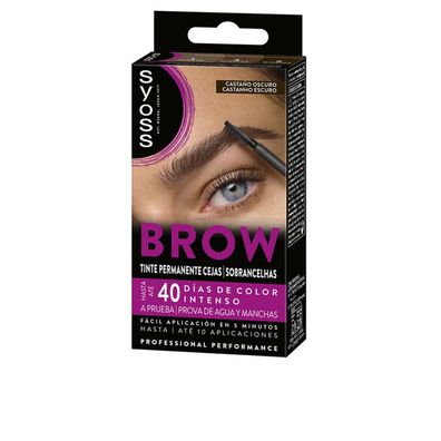 Brauentönung permanente Augenbrauen #Dark Brown 1 u