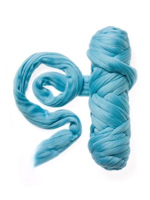 30 % Rabatt: 100 g FLYFEL®-tops Kammzug Merino 19,5 mic, mulesingfrei, aqua
