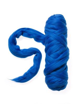 30 % Rabatt: 100 g FLYFEL®-tops Kammzug Merino 19,5 mic, mulesingfrei, brilliantblau