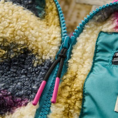 Passenger Women Fleece Ravi Recycled Sherpa mosaic mountain charcoal