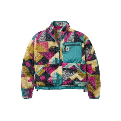 Passenger Women Fleece Ravi Recycled Sherpa mosaic mountain charcoal