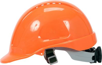 Oranger Schutzhelm aus ABS mit hoher Komfortausstattung