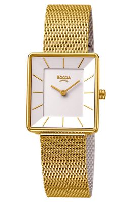 Boccia Damenuhr Titan Goldfarben 3351-06