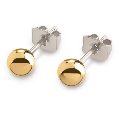 Boccia Schmuck Damen-Ohrringe Titan Goldfarben 0504-03