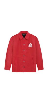 Amiri Coach Jacke Rot Herren Luxus Streetwear Jacke