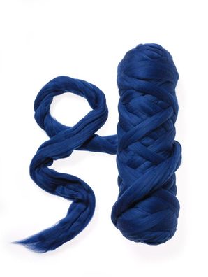30 % Rabatt: 100 g FLYFEL®-tops Kammzug Merino 19,5 mic, mulesingfrei, dunkelblau