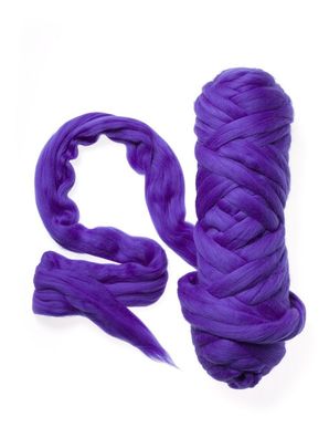 30 % Rabatt: 100 g FLYFEL®-tops Kammzug Merino 19,5 mic, mulesingfrei, violett