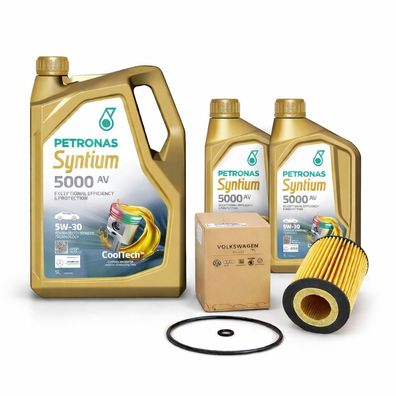Petronas 7L 5W-30 LL + VW Ölfilter für T6 Crafter TGE 2.0 TDI 03N115562B