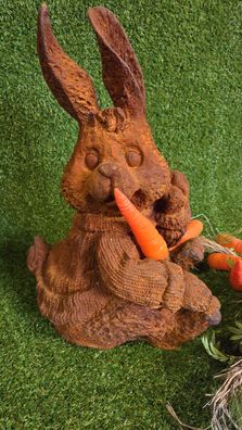 Neu ! Hase, Osterhase, Skulptur; Gusseisen, Kaninchen