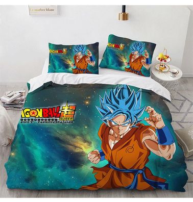 Dragonball Z Anime 2tlg.3tlg Bettwasche Bettwaschegarnitur Deckenbezug Bedding