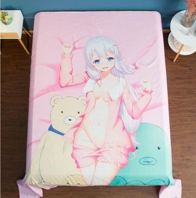Eromanga Sensei Anime Manga bettlaken betttucher Sheet Bedsheet Neu