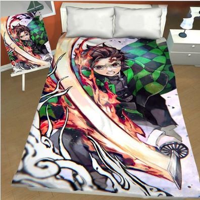 Demon Slayer: Kimetsu no Yaiba Anime Manga bettlaken betttucher Sheet Bedsheet