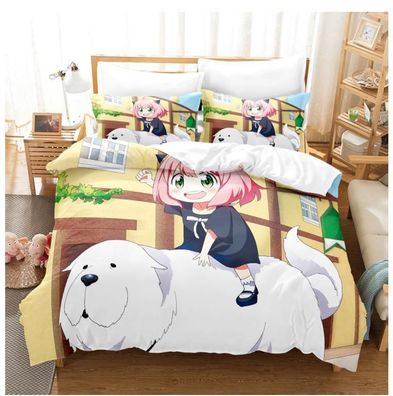 SPYxFAMILY Anime 2tlg.3tlg Bettwasche Bettwaschegarnitur Deckenbezug Bedding